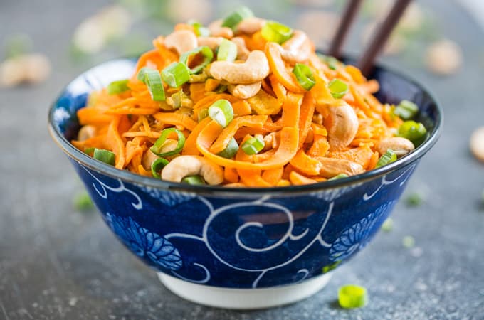 Simple Sweet Potato Noodle Pad Thai | Get Inspired Everyday! 