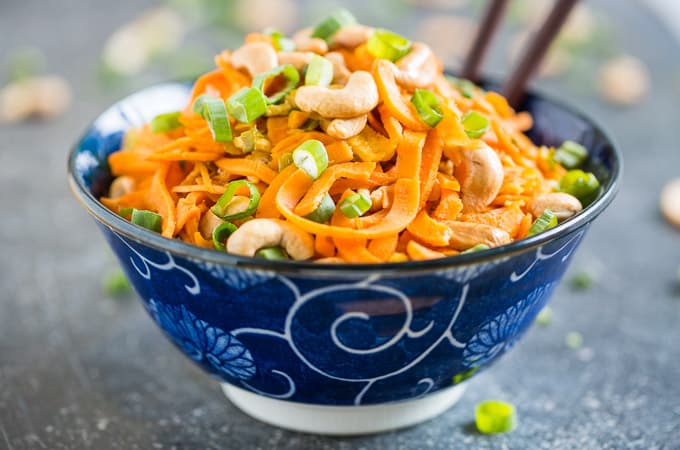 Simple Sweet Potato Noodle Pad Thai | Get Inspired Everyday!