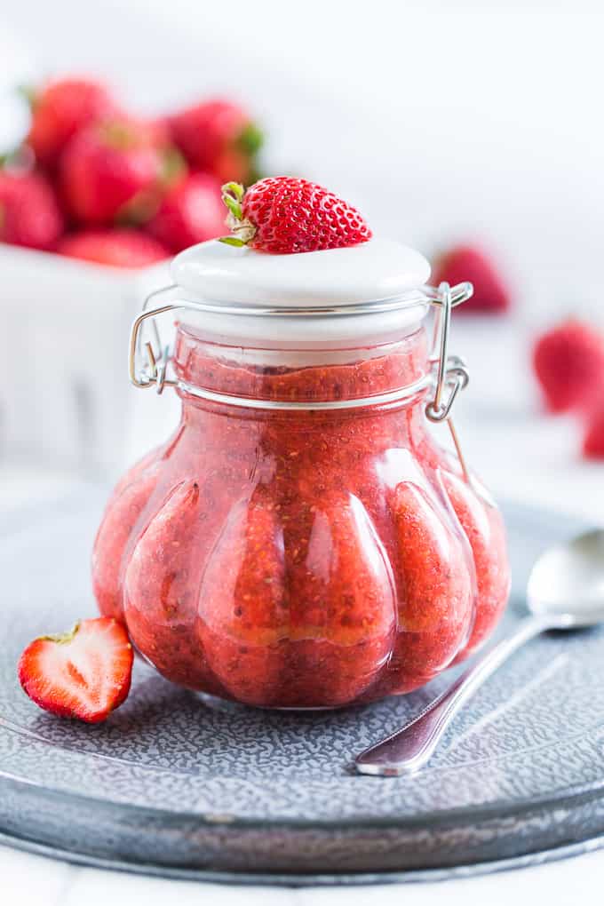 Fresh Strawberry Chia Jam | Get Inspired Everyday!