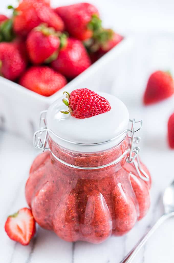 Fresh Strawberry Chia Jam | Get Inspired Everyday!