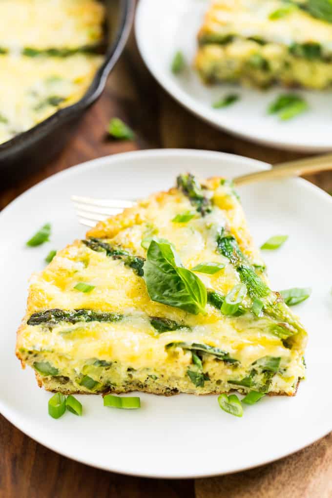 Asparagus Fontina Frittata | Get Inspired Everyday!