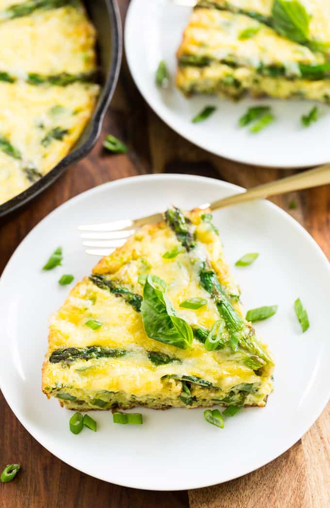 Asparagus Fontina Frittata | Get Inspired Everyday!