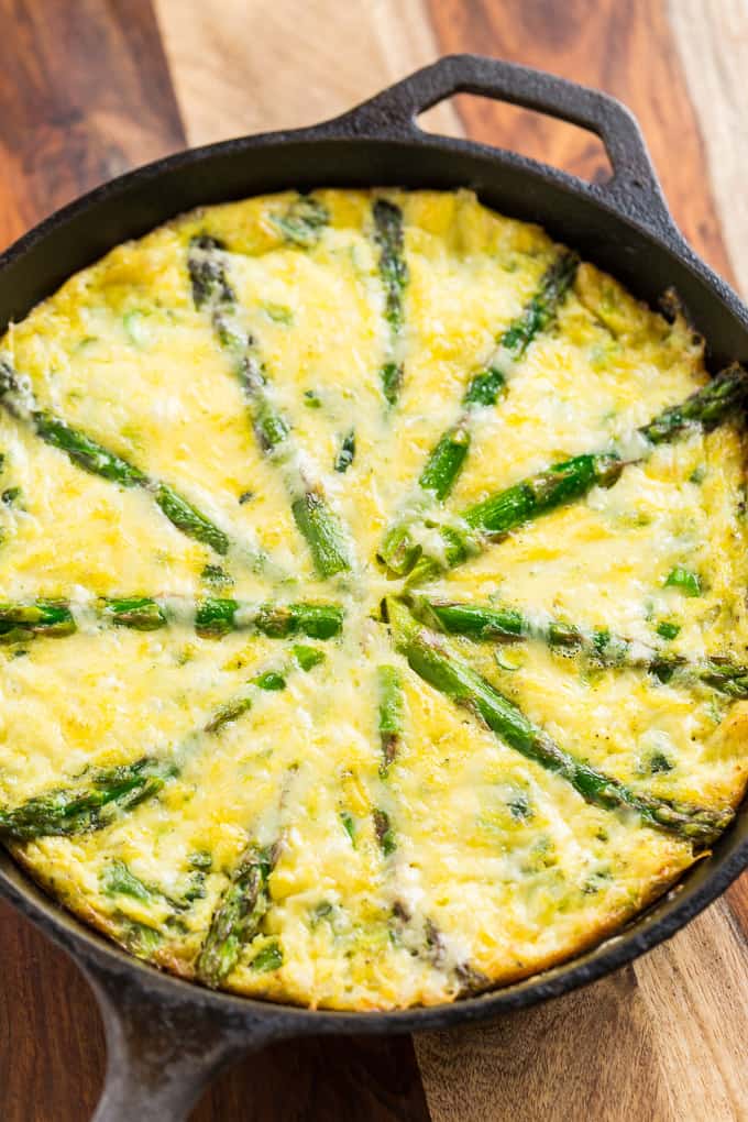 Asparagus Fontina Frittata | Get Inspired Everyday!