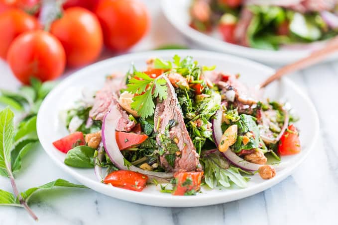 Easy Thai Beef Salad | Get Inspired Everyday!