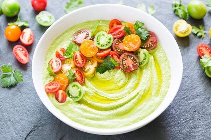 Avocado Zucchini Hummus | Get Inspired Everyday!