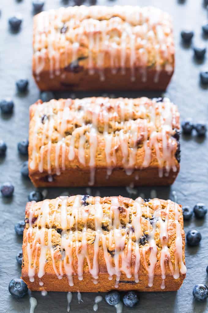 Healthy Zucchini Blueberry Bread | Get Inspired Everyday!
