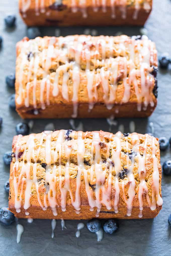 Healthy Zucchini Blueberry Bread | Get Inspired Everyday!