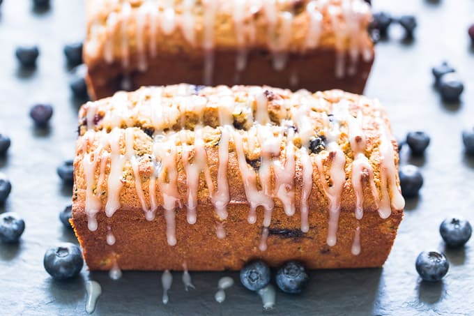 Healthy Zucchini Blueberry Bread | Get Inspired Everyday!