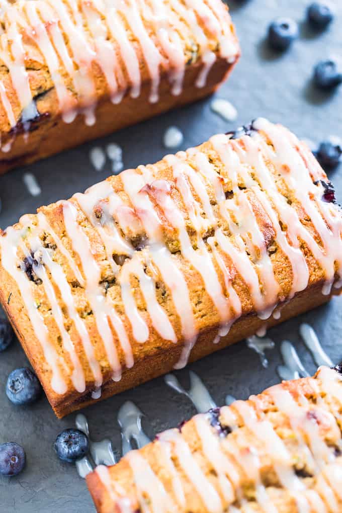 Healthy Zucchini Blueberry Bread | Get Inspired Everyday!