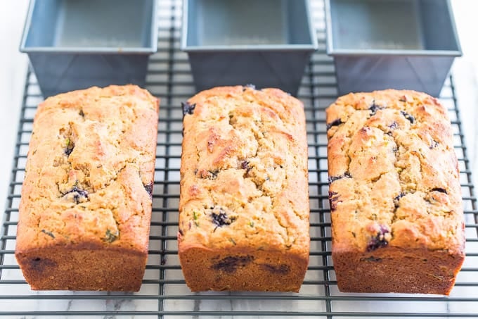 Healthy Zucchini Blueberry Bread | Get Inspired Everyday!