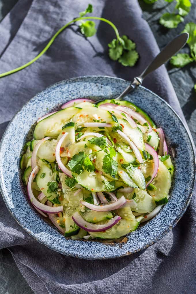 Asian Sweet and Sour Cucumber Salad | Get Inspired Everyday!