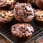 Flourless Chocolate Peanut Butter Muffins | Get Inspired Everyday!