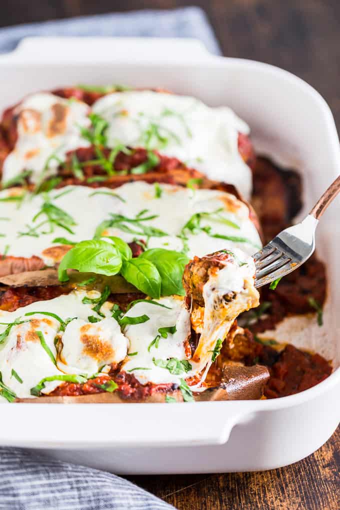 Meatball Sub Stuffed Twice Baked Sweet Potatoes | Get Inspired Everyday!