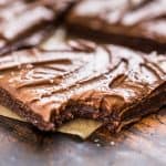 No Bake Fudge Frosted Brownies | Get Inspired Everyday!