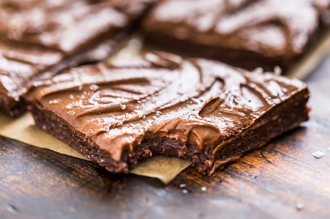 No Bake Fudge Frosted Brownies | Get Inspired Everyday!