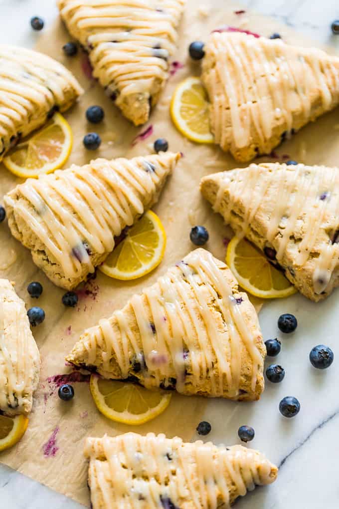 Gluten Free Lemon Blueberry Scones | Get Inspired Everyday!