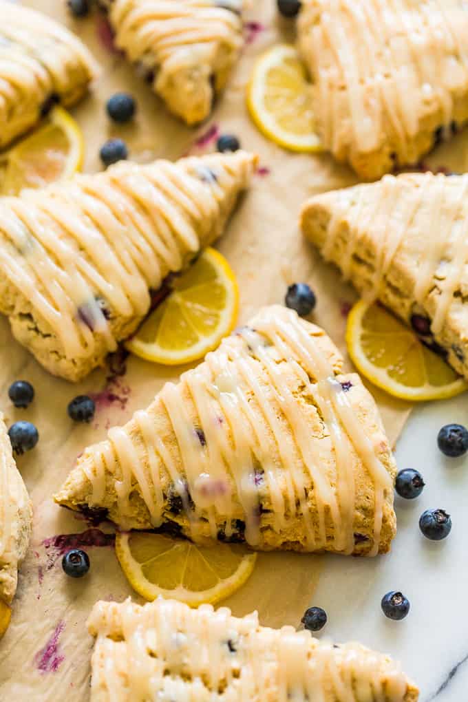 Gluten Free Lemon Blueberry Scones | Get Inspired Everyday!