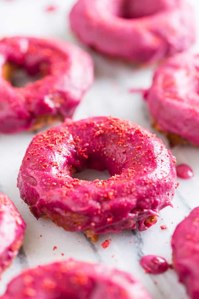 Grain Free Strawberry Cake Doughnuts | Get Inspired Everyday!