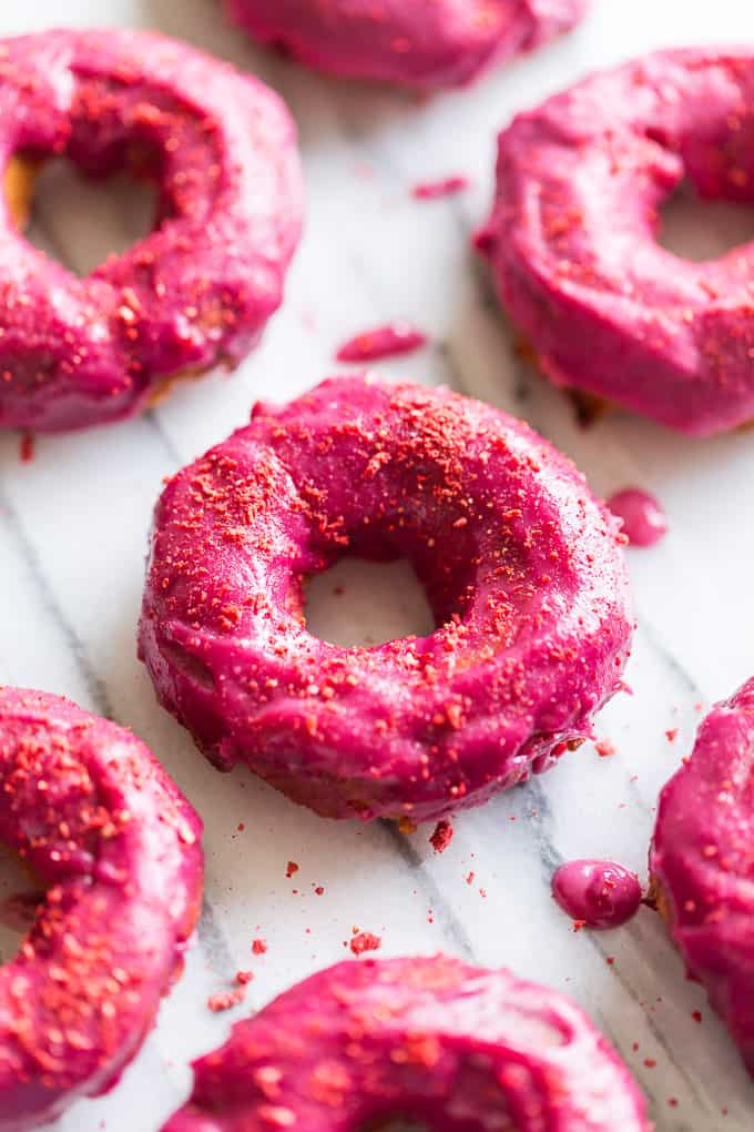 Grain Free Strawberry Cake Doughnuts | Get Inspired Everyday!