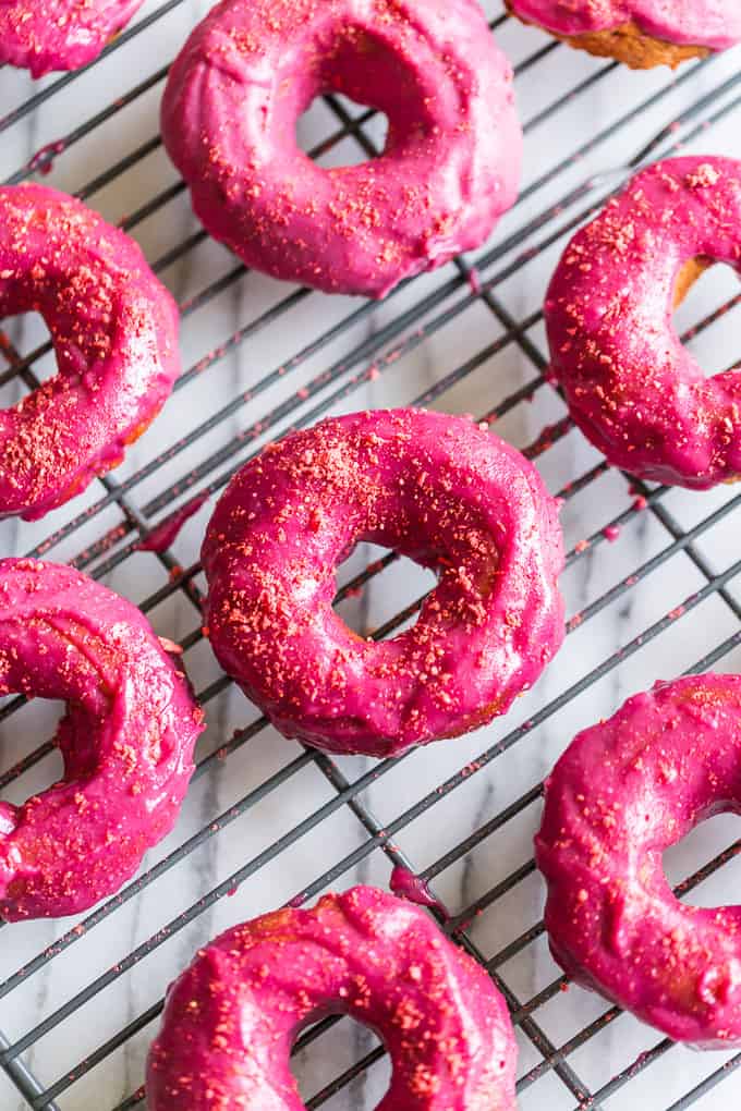 Grain Free Strawberry Cake Doughnuts | Get Inspired Everyday!