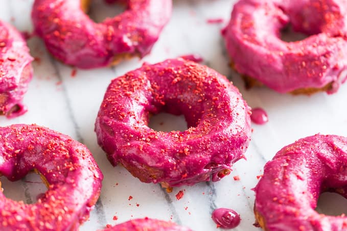 Grain Free Strawberry Cake Doughnuts | Get Inspired Everyday!