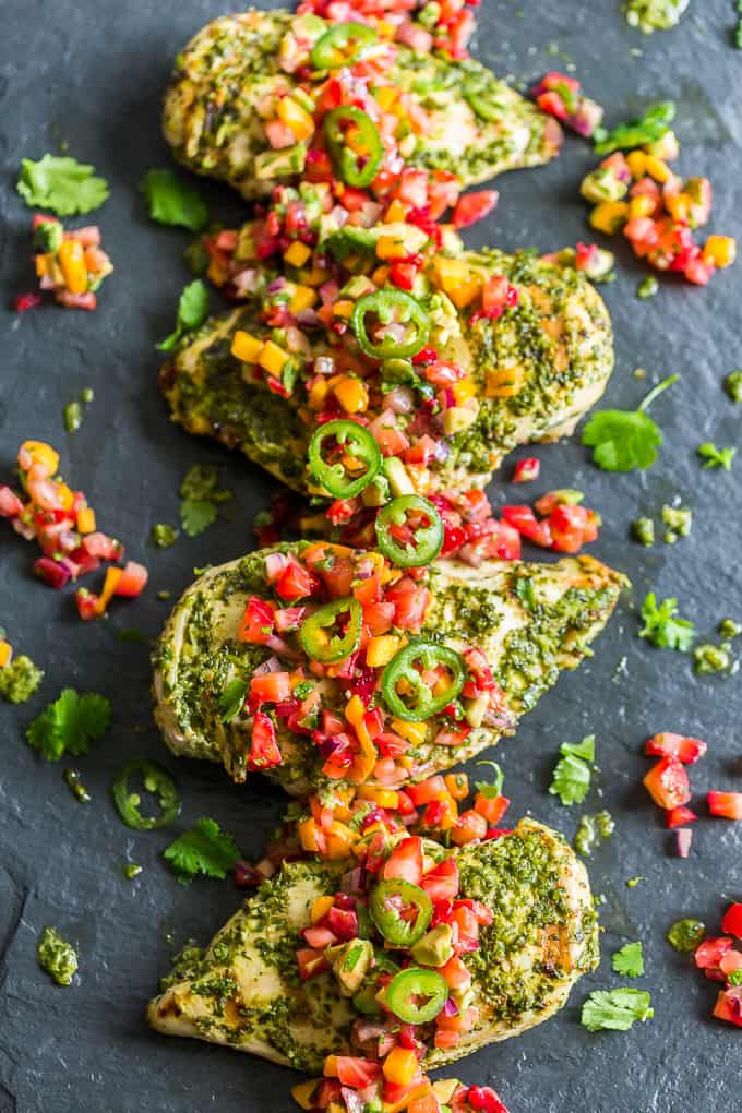 Jalapeno Cilantro Lime Grilled Chicken | Get Inspired Everyday!