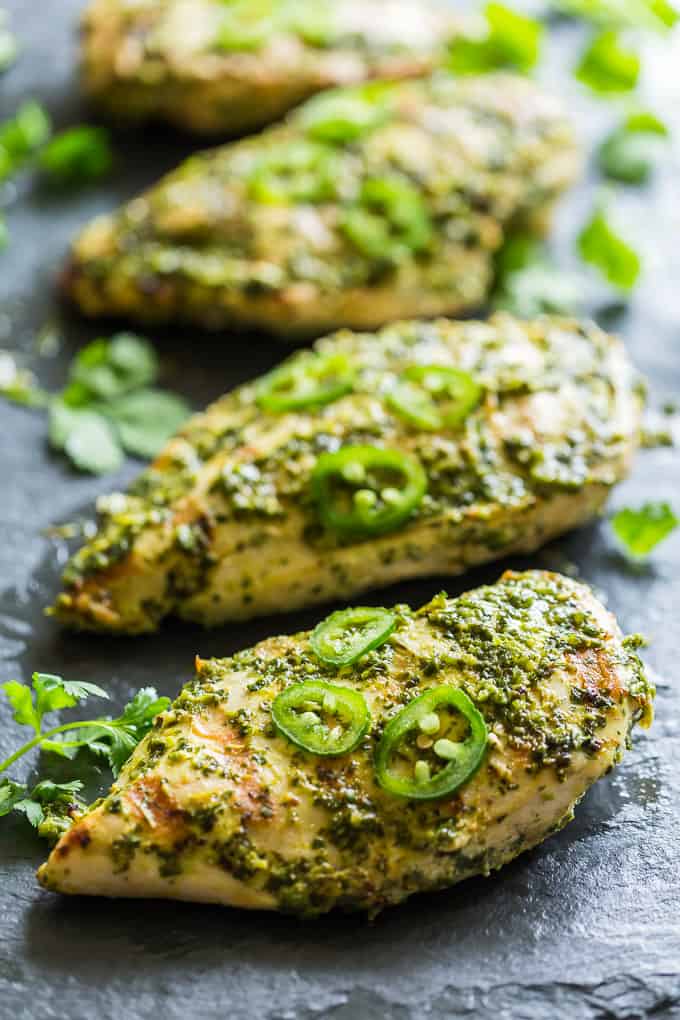 Jalapeno Cilantro Lime Grilled Chicken | Get Inspired Everyday!