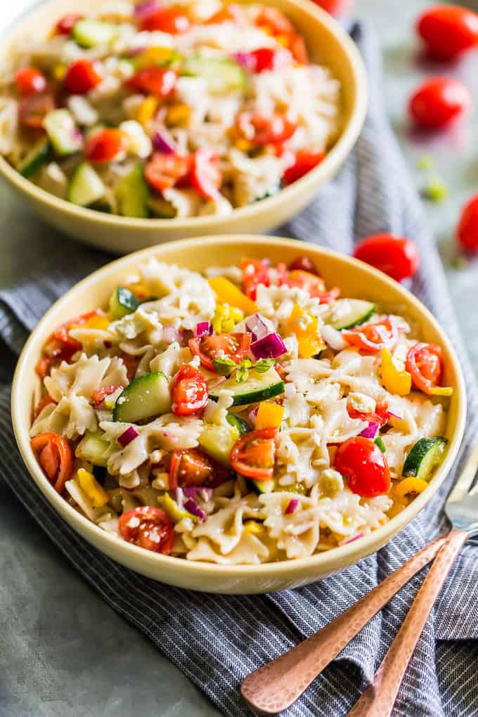 Mediterranean Pasta Salad | Get Inspired Everyday!