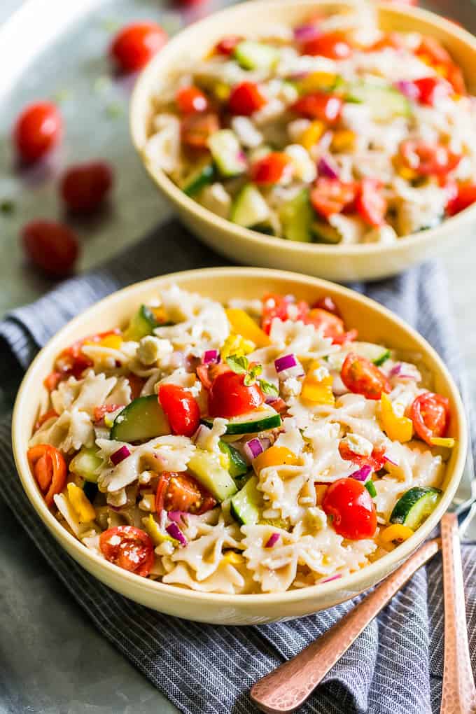 Mediterranean Pasta Salad | Get Inspired Everyday!