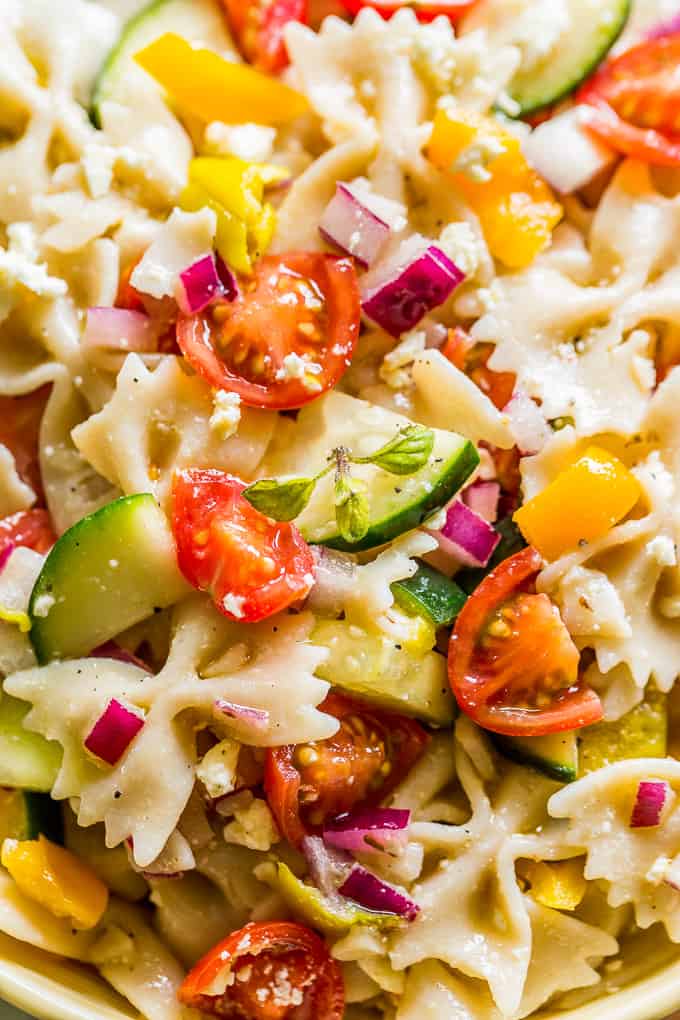 Mediterranean Pasta Salad | Get Inspired Everyday!