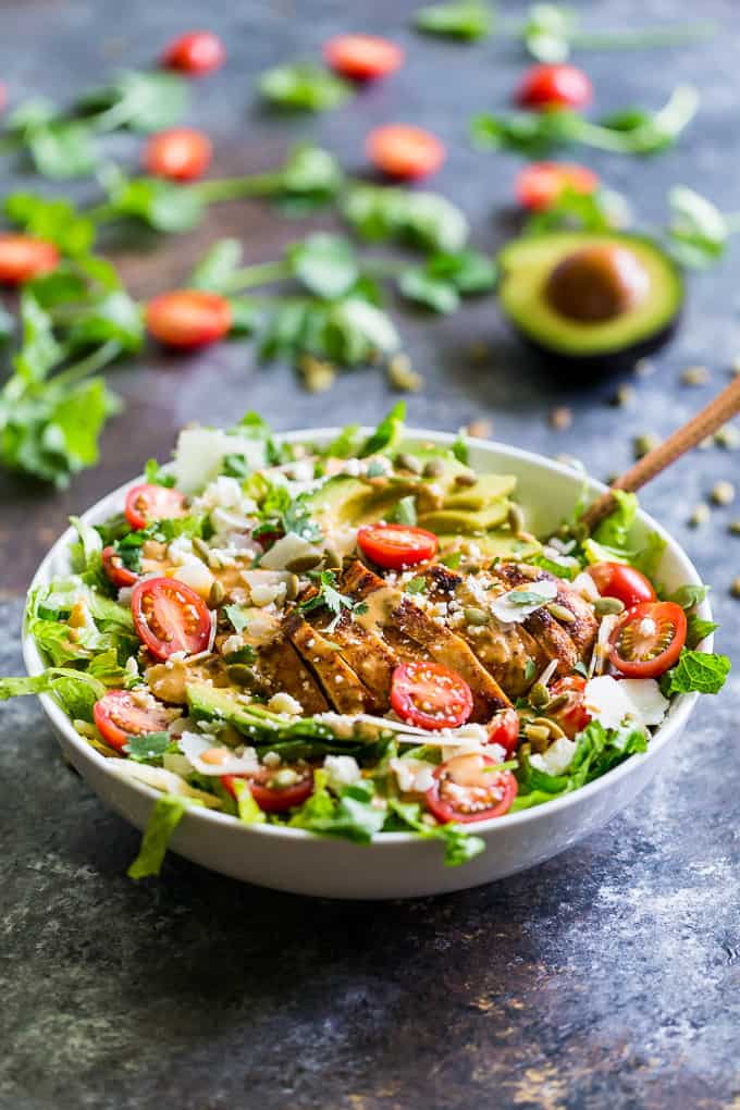 Mexican Chipotle Chicken Caesar Salad | Get Inspired Everyday!