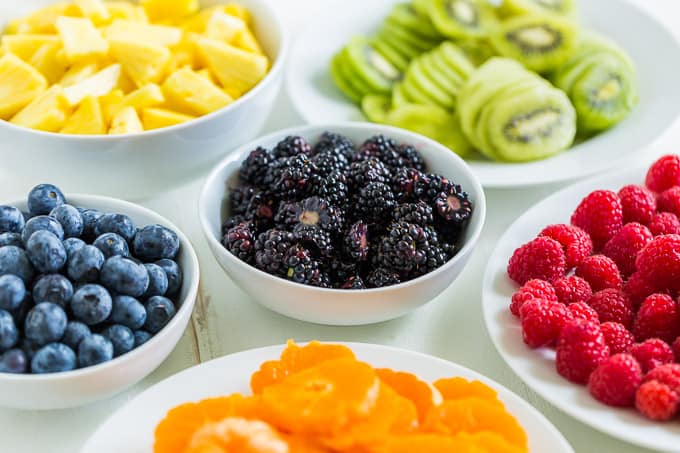 Rainbow Cheesecake Fruit Pizza | Get Inspired Everyday!