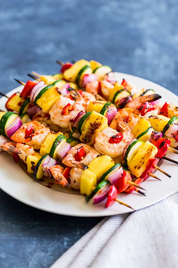 Tropical Sweet Chili Shrimp Skewers | Get Inspired Everyday!