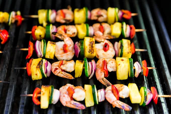 Tropical Sweet Chili Shrimp Skewers | Get Inspired Everyday!