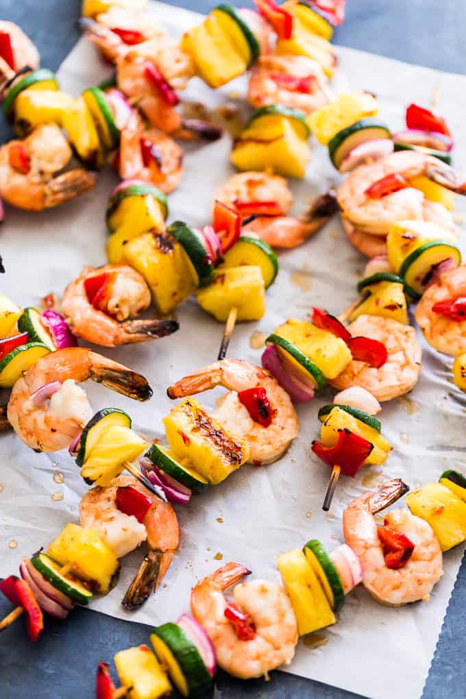 Tropical Sweet Chili Shrimp Skewers | Get Inspired Everyday!
