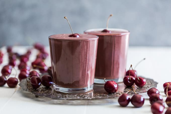 Chocolate Covered Cherry Smoothie | Get Inspired Everyday!