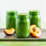 Ginger Peach Green Smoothie | Get Inspired Everyday!