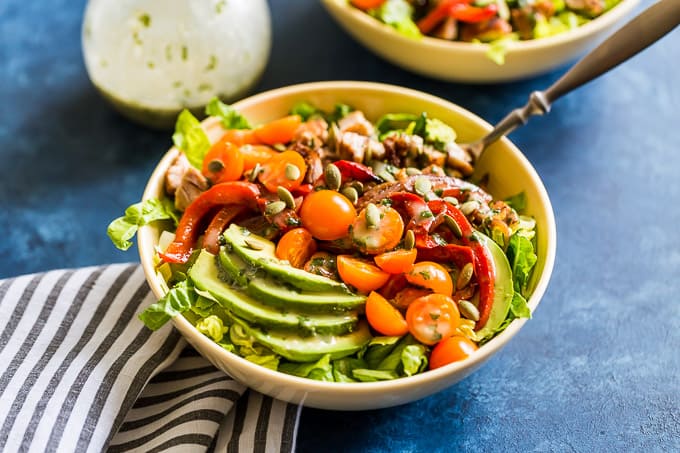 Sheet Pan Fajita Salad Bowls | Get Inspired Everyday!