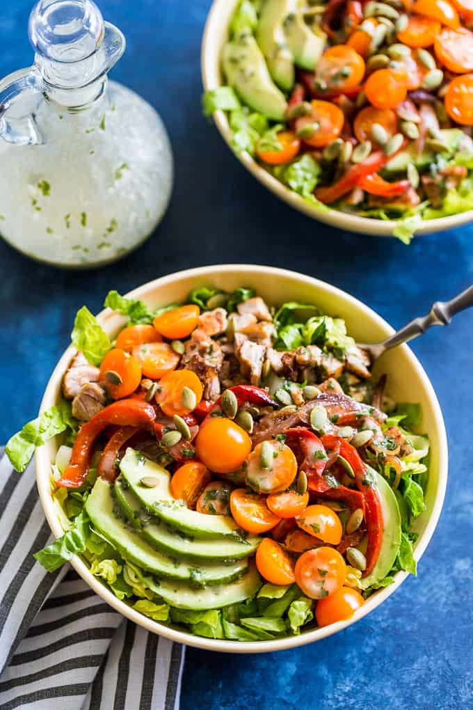 Sheet Pan Fajita Salad Bowls | Get Inspired Everyday!