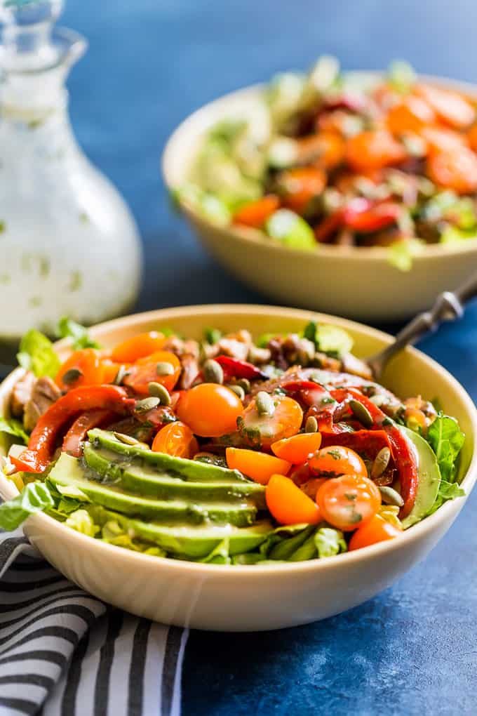 Sheet Pan Fajita Salad Bowls | Get Inspired Everyday!