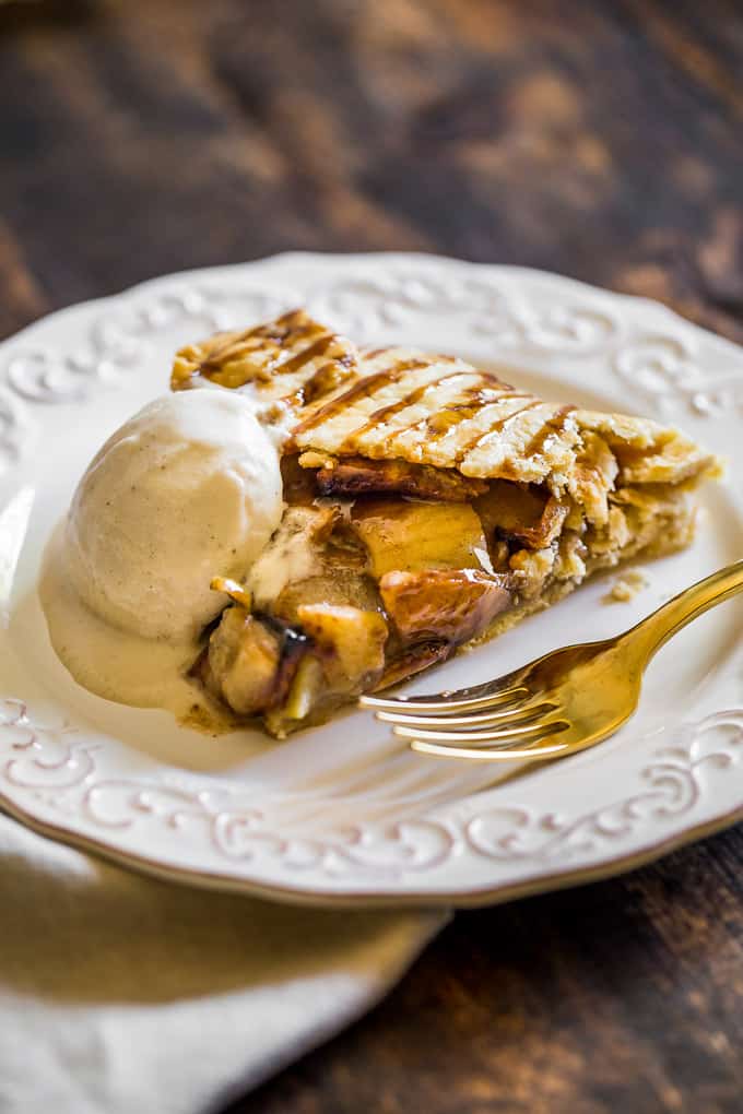 Gluten Free Caramel Apple Galette | Get Inspired Everyday!