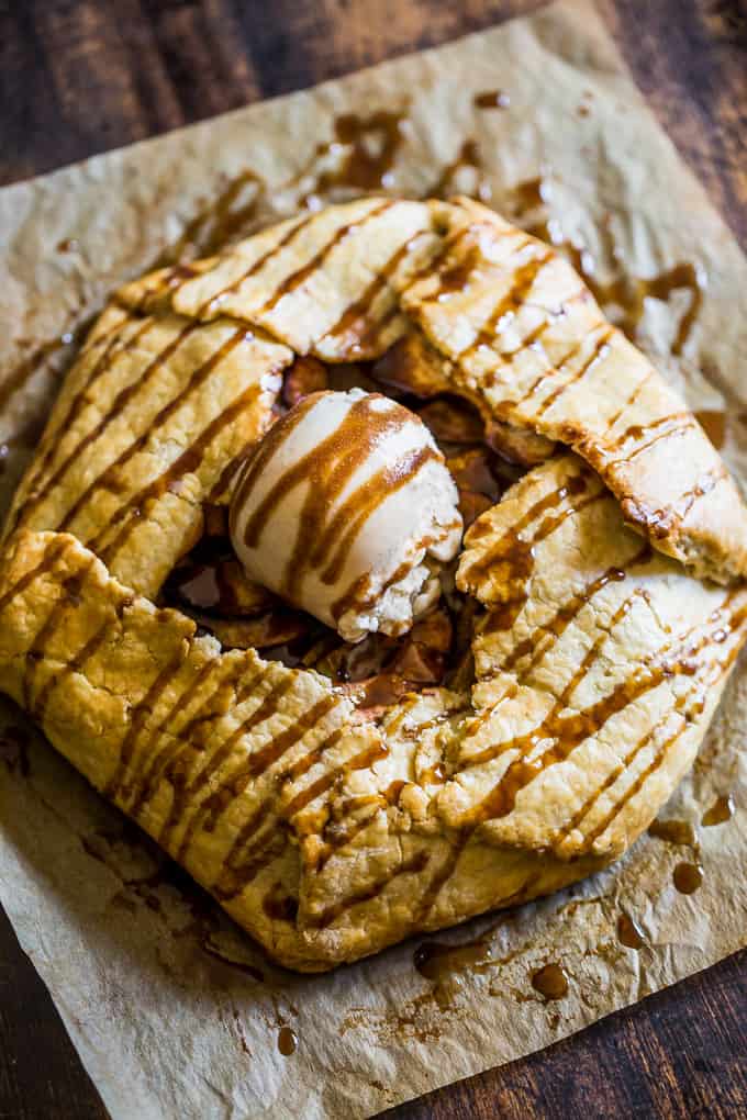 Gluten Free Caramel Apple Galette | Get Inspired Everyday!