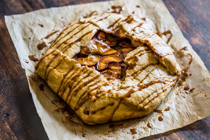 Gluten Free Caramel Apple Galette | Get Inspired Everyday!