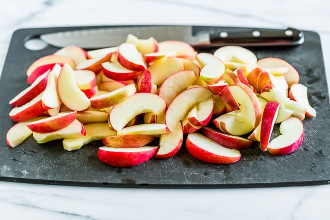 Honey Mustard Chicken Apple Skillet Dinner | Get Inspired Everyday!