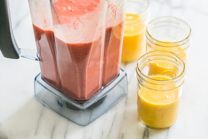 Blushing Mango Protein Breakfast Smoothie | Get Inspired Everyday!