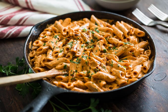 Creamy Cashew Roasted Red Pepper Sauce | Get Inspired Everyday!