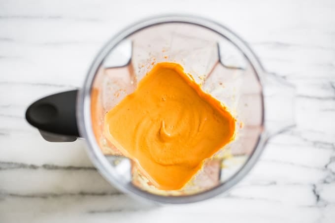 Creamy Cashew Roasted Red Pepper Sauce | Get Inspired Everyday!