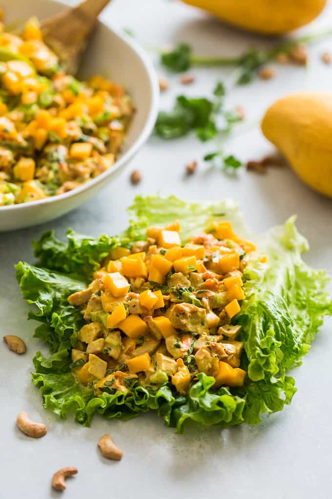 Curried Mango Chicken Salad | Get Inspired Everyday!