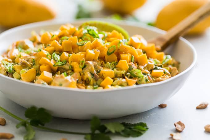 Curried Mango Chicken Salad | Get Inspired Everyday!