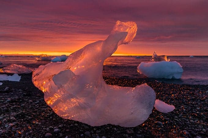 Day 8 in Iceland Diamond Beach and Jokulsarlon | Get Inspired Everyday!